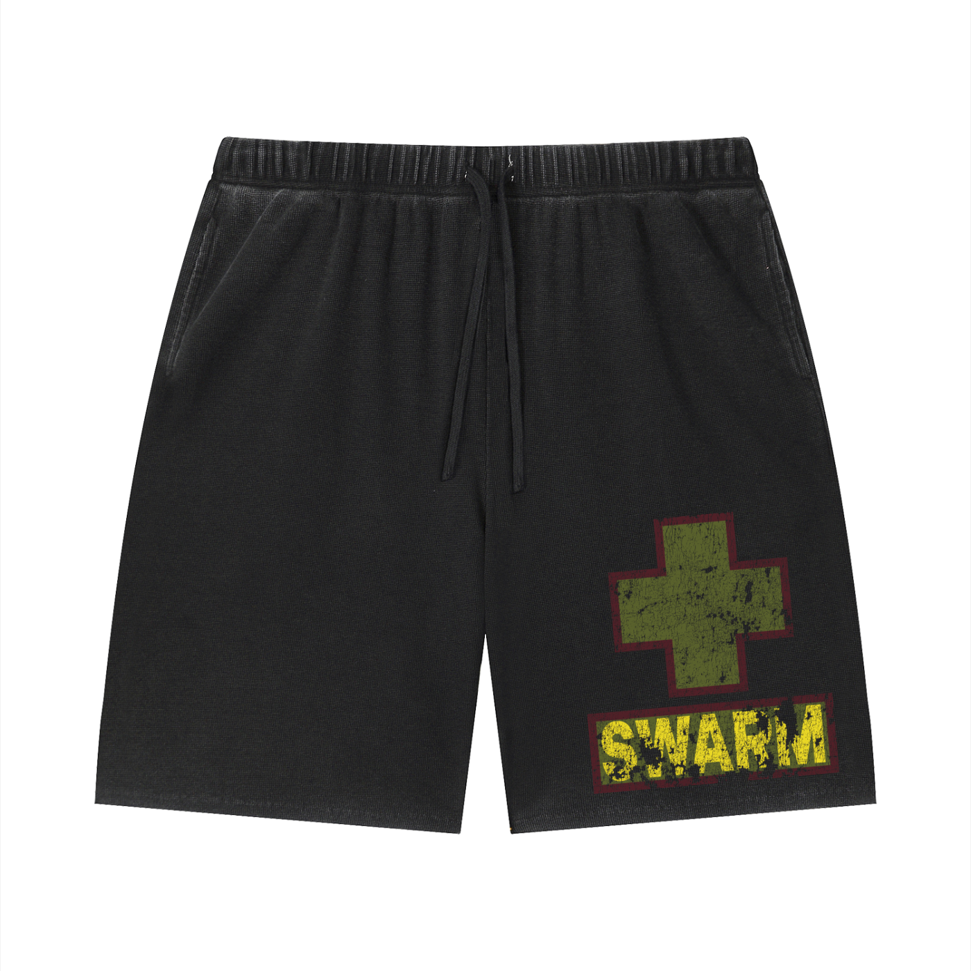 MEDIC ON DUTY WAFFLE KNIT SHORTS