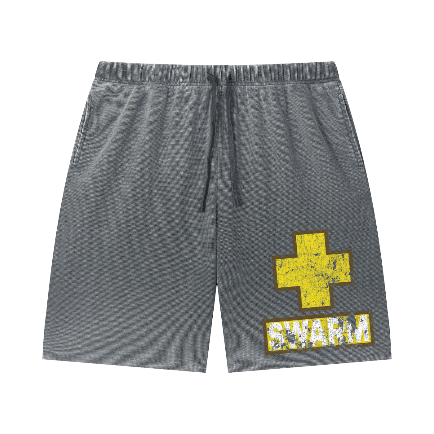 MEDIC ON DUTY WAFFLE KNIT SHORTS